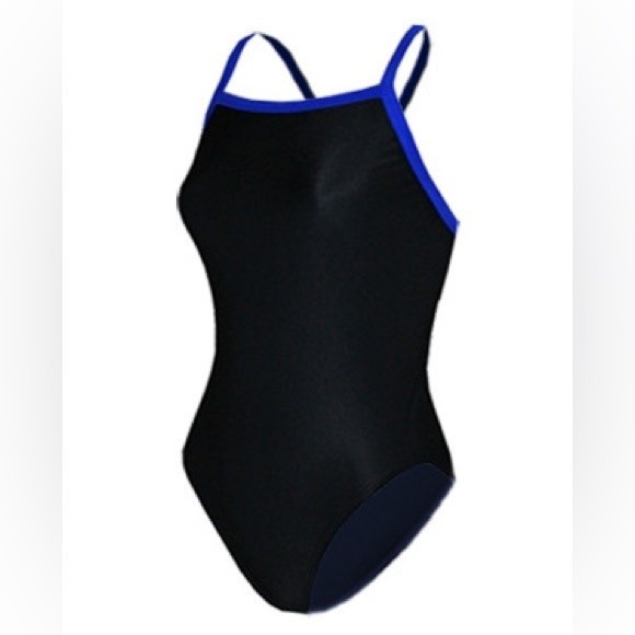 Waterpro Black Swimsuit Bathing suit Women’s 36 One Piece Competition Team Pool - Picture 3 of 13